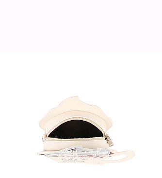 Brewed Awakening Embellished Coffee Cup Crossbody Bag