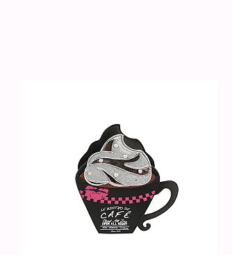 Brewed Awakening Embellished Coffee Cup Crossbody Bag