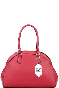 2IN1 STYLISH DOMED SATCHEL WITH MATCHING WALLET