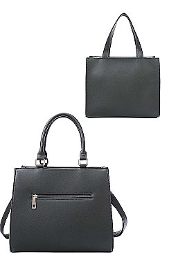 2 IN 1 SATCHEL SET WITH LONG STRAP