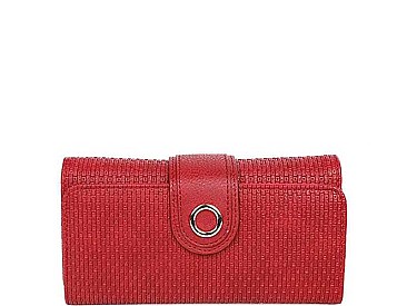 ELEGANT FASHION TEXTURED MODERN LONG WALLET  JYLF-1951