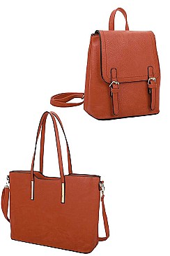 3 IN 1 SATCHEL BACKPACK AND CLUTCH SET