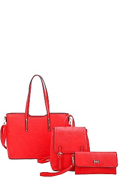 3 IN 1 SATCHEL BACKPACK AND CLUTCH SET
