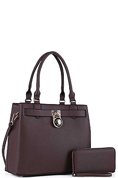 2 IN 1 SATCHEL WITH WALLET