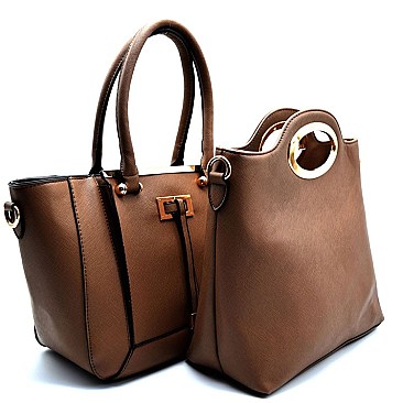 Tote With Handhold Inner 2 in 1 Handbag