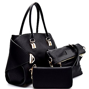 Push-lock Accent 2 in 1 Satchel SET