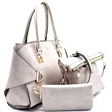 Push-lock Accent 2 in 1 Satchel SET