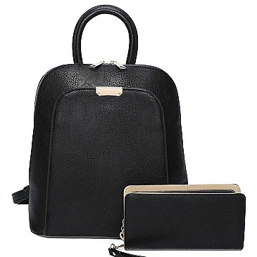 Fashion Backpack & Wallet Set