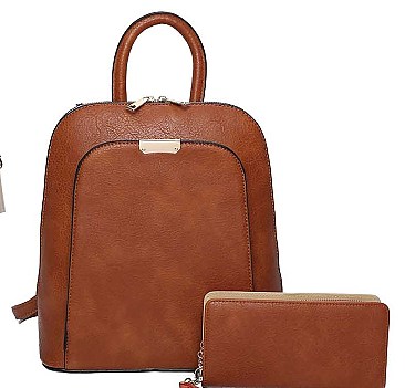 Fashion Backpack & Wallet Set