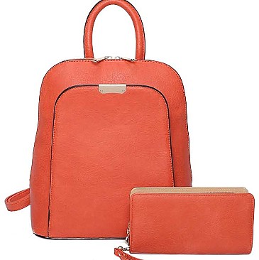Fashion Backpack & Wallet Set