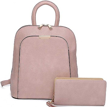 Fashion Backpack & Wallet Set