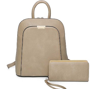 Fashion Backpack & Wallet Set