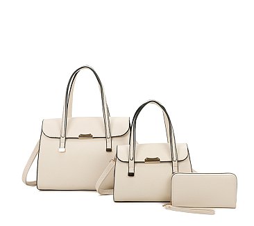 Fashion Satchel-Crossbody 3 in 1 Set
