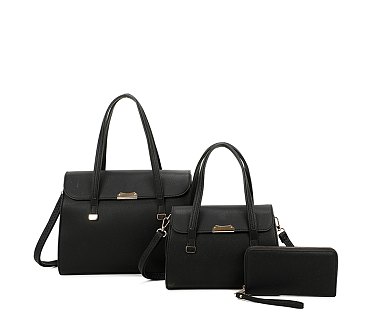 Fashion Satchel-Crossbody 3 in 1 Set