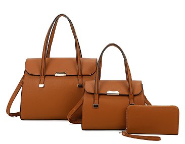Fashion Satchel-Crossbody 3 in 1 Set