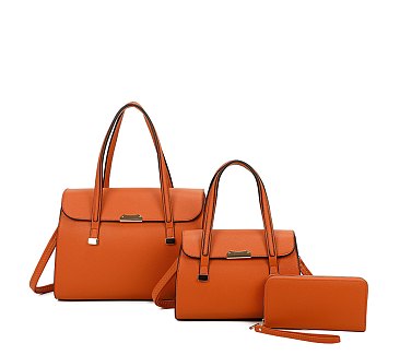 Fashion Satchel-Crossbody 3 in 1 Set
