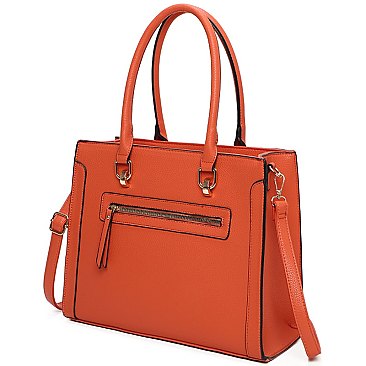 Fashion Zipper 3-in-1 Satchel Set