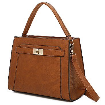 2-in-1 Fashion Top Handle Satchel