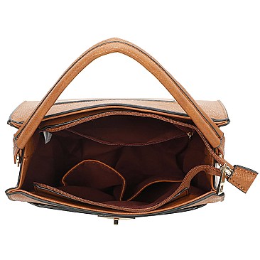 2-in-1 Fashion Top Handle Satchel