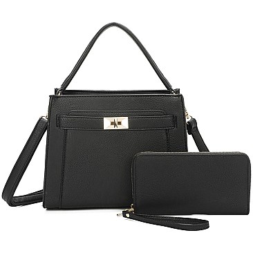 2-in-1 Fashion Top Handle Satchel