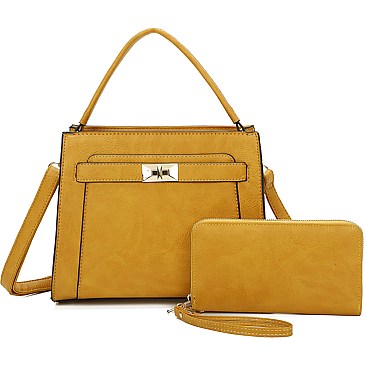 2-in-1 Fashion Top Handle Satchel