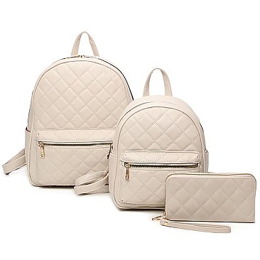 Quilted Classic 3-in-1 Backpack Set