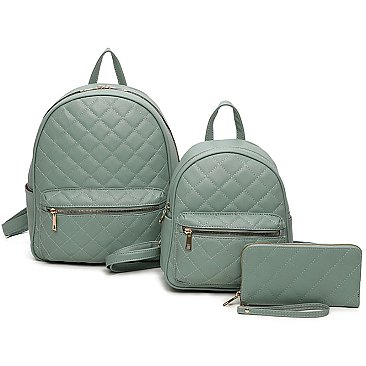 Quilted Classic 3-in-1 Backpack Set