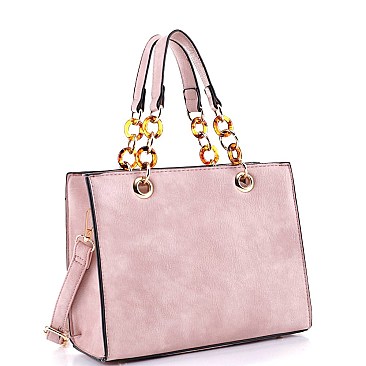 Classy Link Chain 2Way Medium Satchel