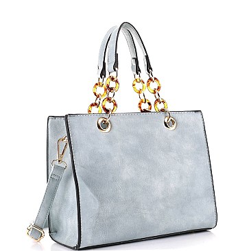 Classy Link Chain 2Way Medium Satchel