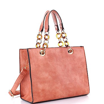 Classy Link Chain 2Way Medium Satchel