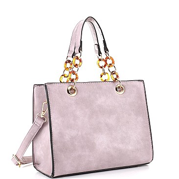 Classy Link Chain 2Way Medium Satchel