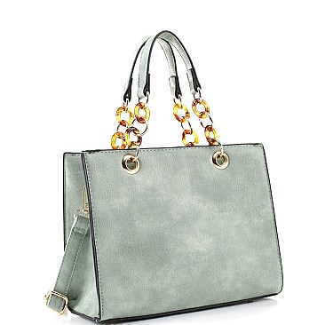 Classy Link Chain 2Way Medium Satchel