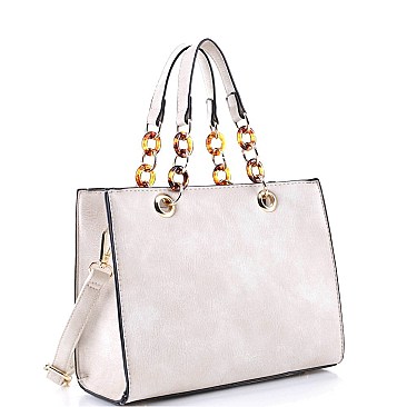 Classy Link Chain 2Way Medium Satchel