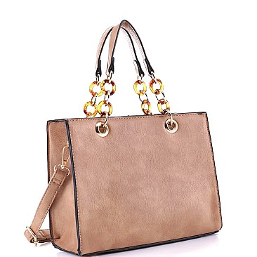 Classy Link Chain 2Way Medium Satchel