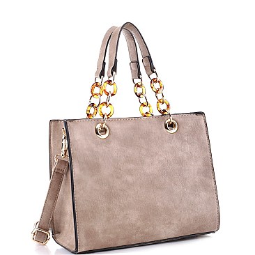 Classy Link Chain 2Way Medium Satchel