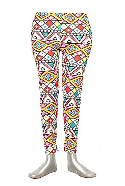 AZTEC TRIBAL PRINT HIGH WAIST WOMEN LEGGING FM-LG2916