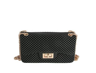 Beaded Jelly Candy Classic Shoulder Bag