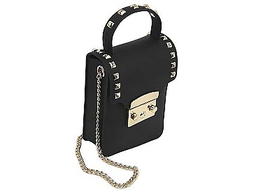 MODERN FASHION PLAIN DESIGN CROSSBODY BAG
