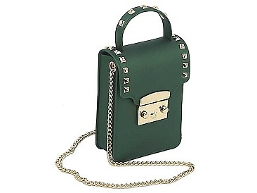 MODERN FASHION PLAIN DESIGN CROSSBODY BAG