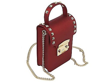MODERN FASHION PLAIN DESIGN CROSSBODY BAG