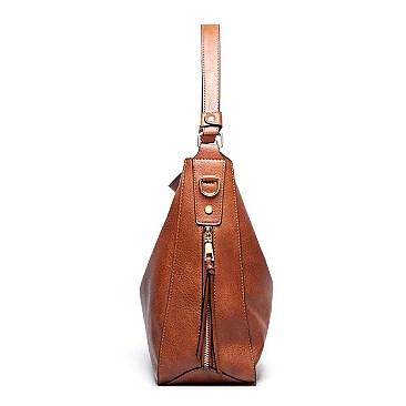 Fashion Smooth Shoulder Hobo Bag