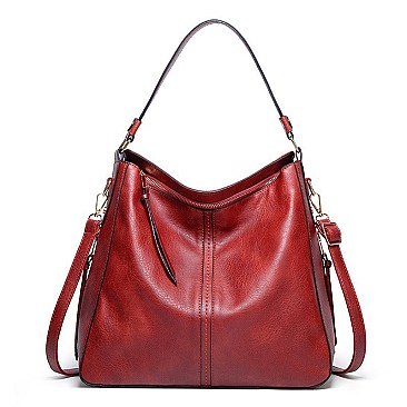 Fashion Smooth Shoulder Hobo Bag