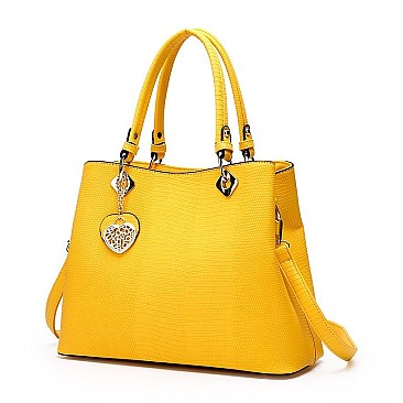 3 IN 1 DESIGNER LUXURY TOTE CROSSBODY PURSE SET
