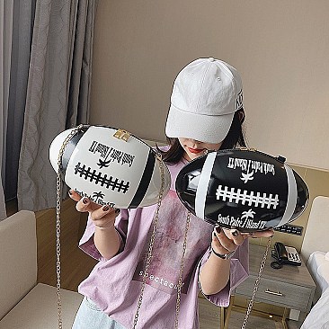 Novelty Football Crossbody Bag