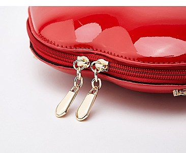 LIP PURSE SHOULDER CHAIN CROSSBODY SHELL BAG