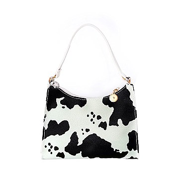 COW PRINT MINI SHOULDER HANDBAGS