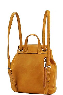 STYLISH TEXTURED PU LEATHER DESIGNER ELEPHANT BACKPACK JYLHJ-001