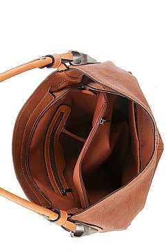 STYLISH SMOOTH PU LEATHER CHIC HOBO BAG JY-LHL-001