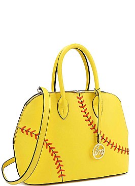 FASHIONABLE BASEBALL INSPIRED DESIGNER HANDBAG JYLHU-069