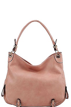 STYLISH EXPANDABLE SMOOTH PU LEATHER HOBO BAG JYLHU-096-1
